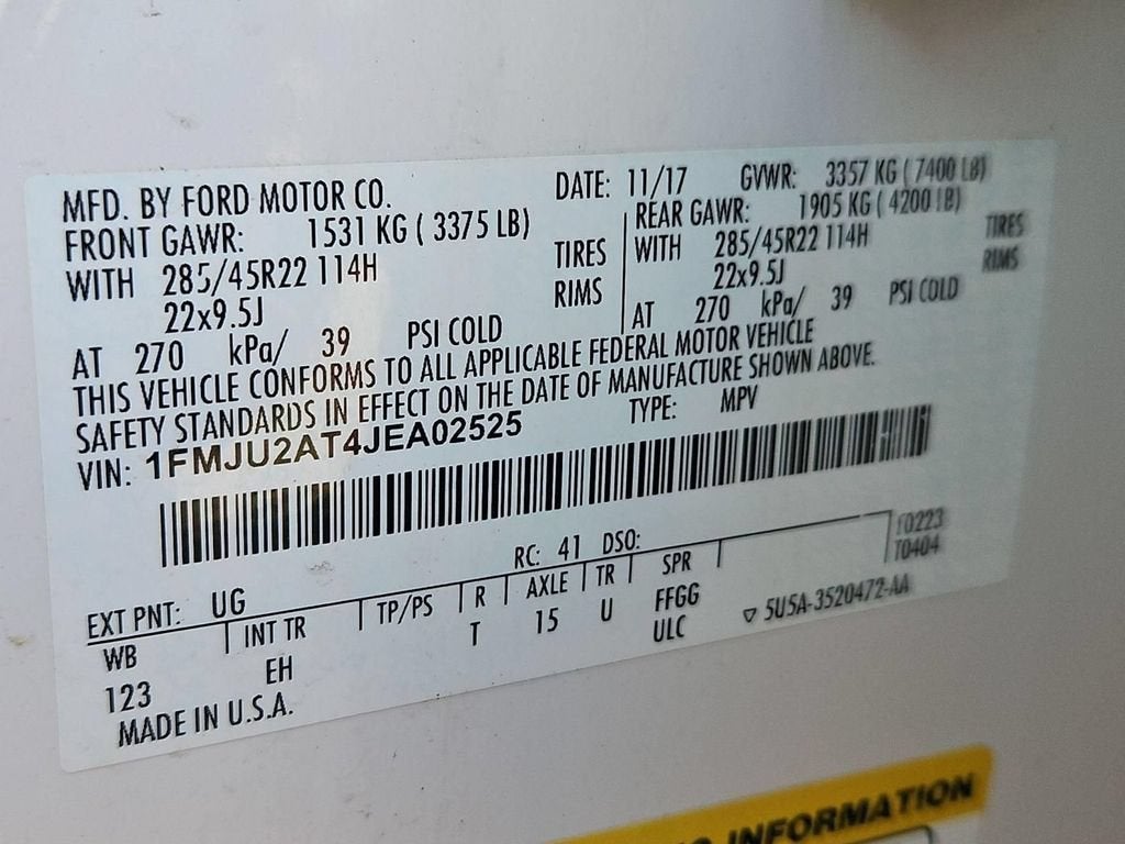 2018 Ford Expedition Limited