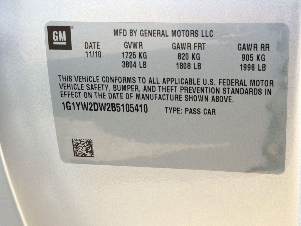 2011 Chevrolet Corvette Grand Sport Z16 Grand Sport w/3LT