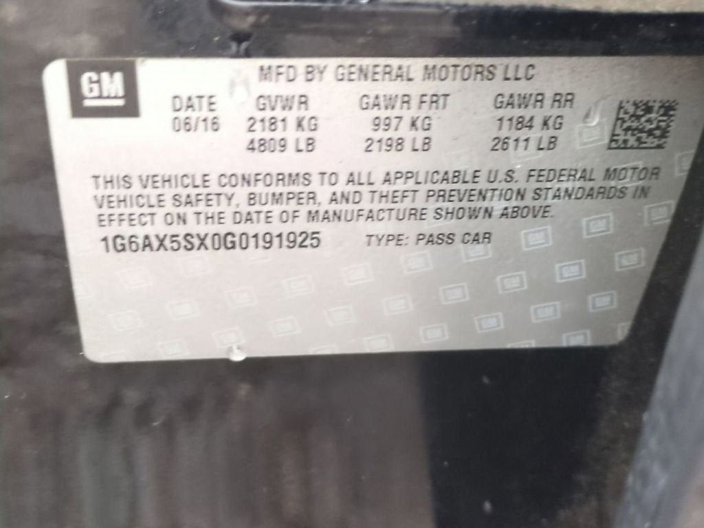 2016 Cadillac CTS Luxury Collection AWD