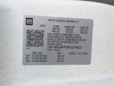 2024 Chevrolet Express Cargo 2500 WT