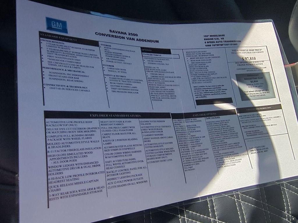 2025 GMC Savana Cargo Work Van