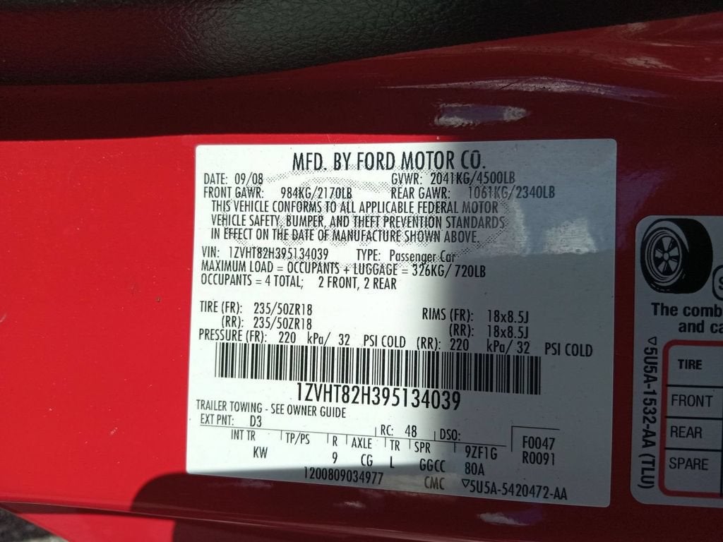 2009 Ford Mustang GT Premium