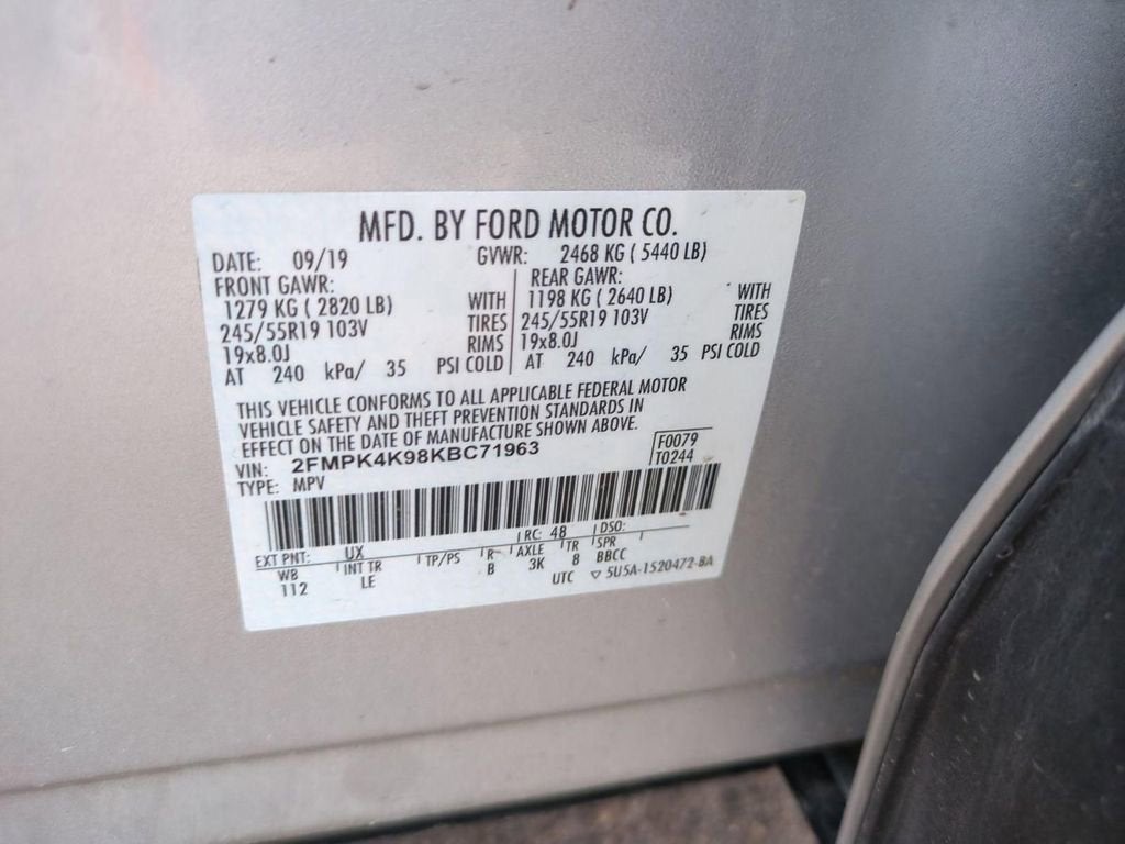 2019 Ford Edge Titanium