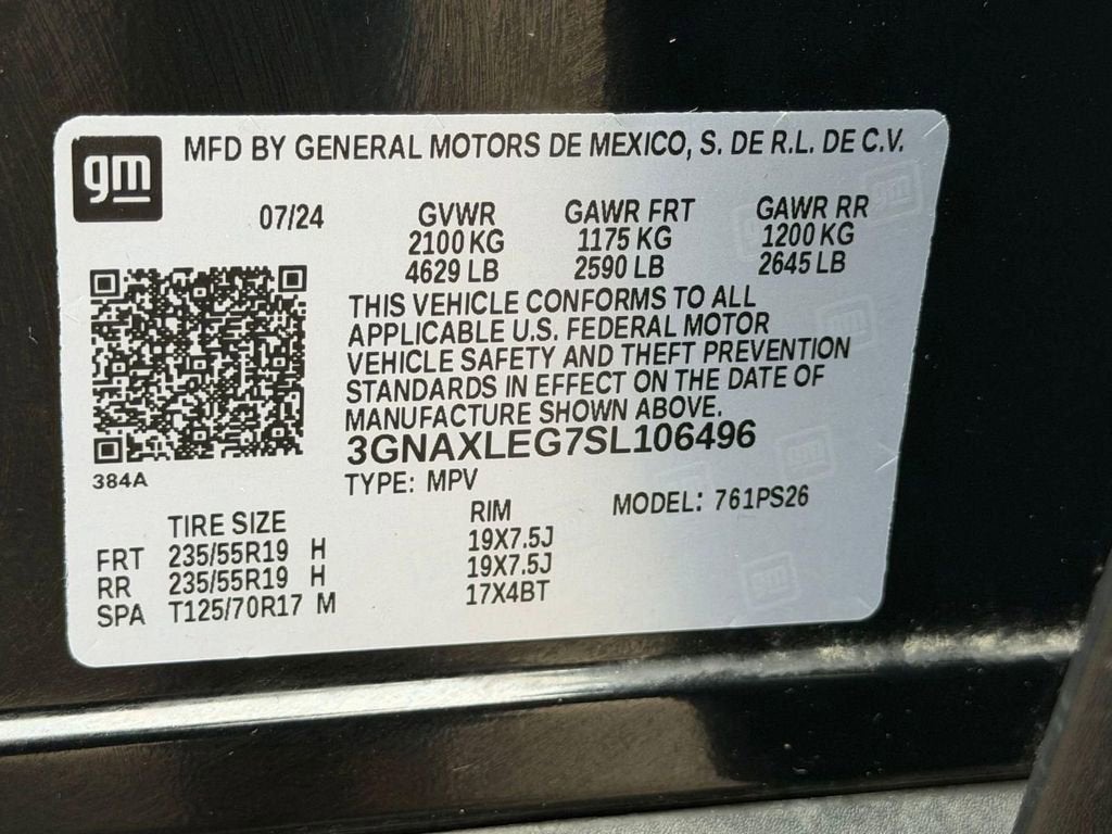 2025 Chevrolet Equinox RS