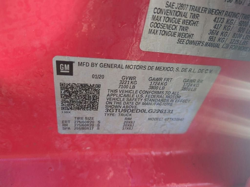 2020 GMC Sierra 1500 SLT