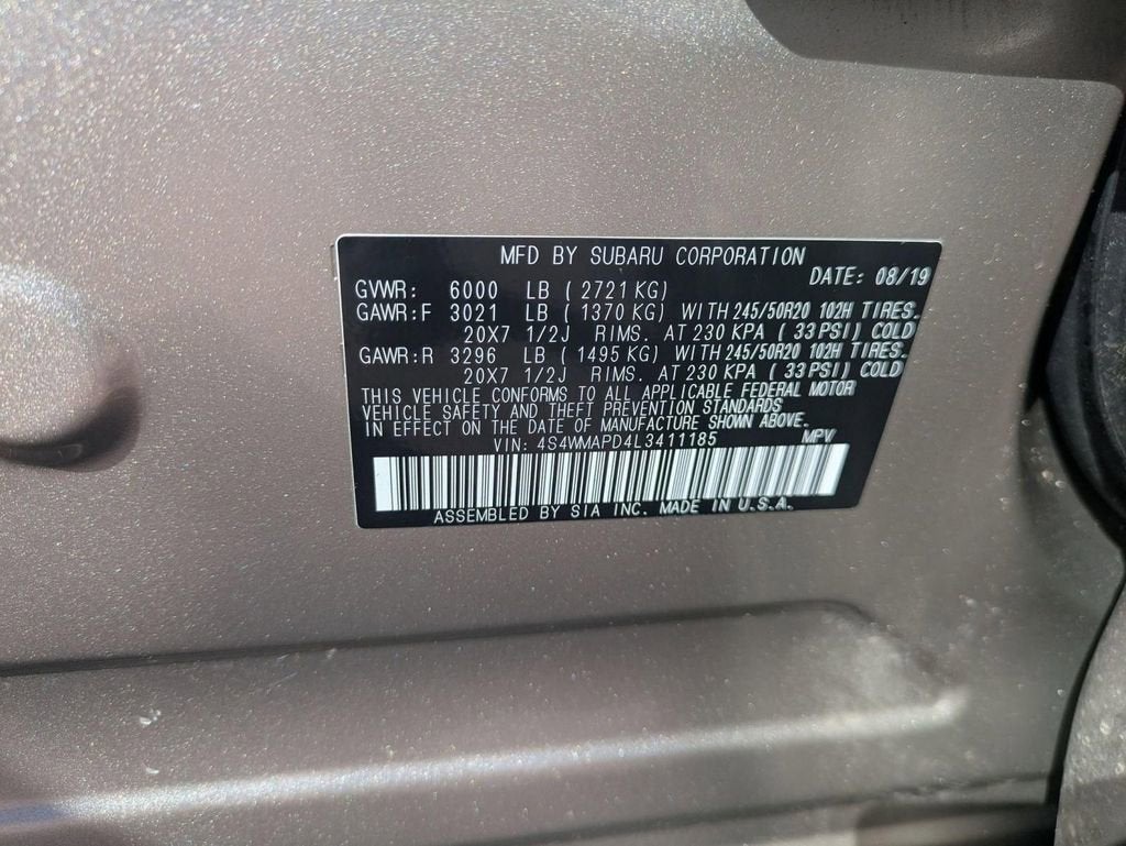 2020 Subaru Ascent Limited