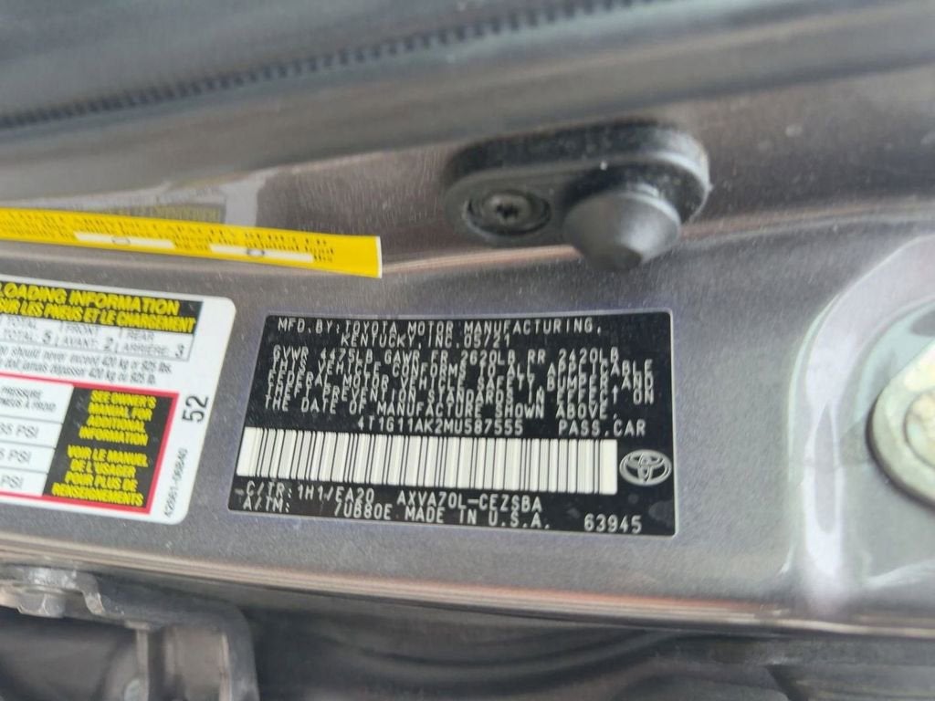 2021 Toyota Camry SE