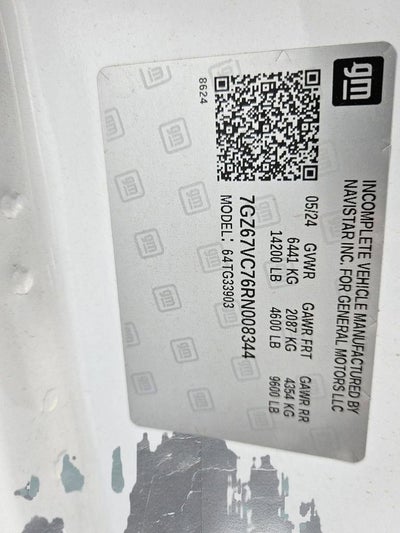 2024 GMC Savana Cutaway 4500 2WT