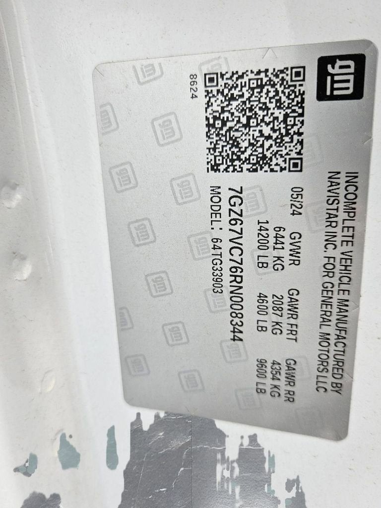 2024 GMC Savana Cutaway 4500 2WT