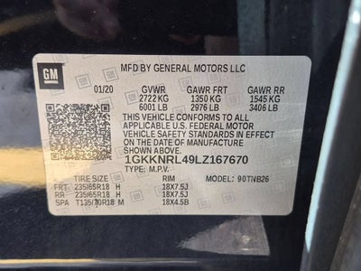2020 GMC Acadia SLE