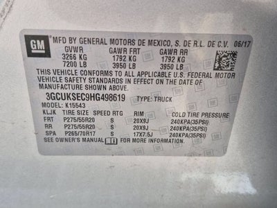 2017 Chevrolet Silverado 1500 LTZ
