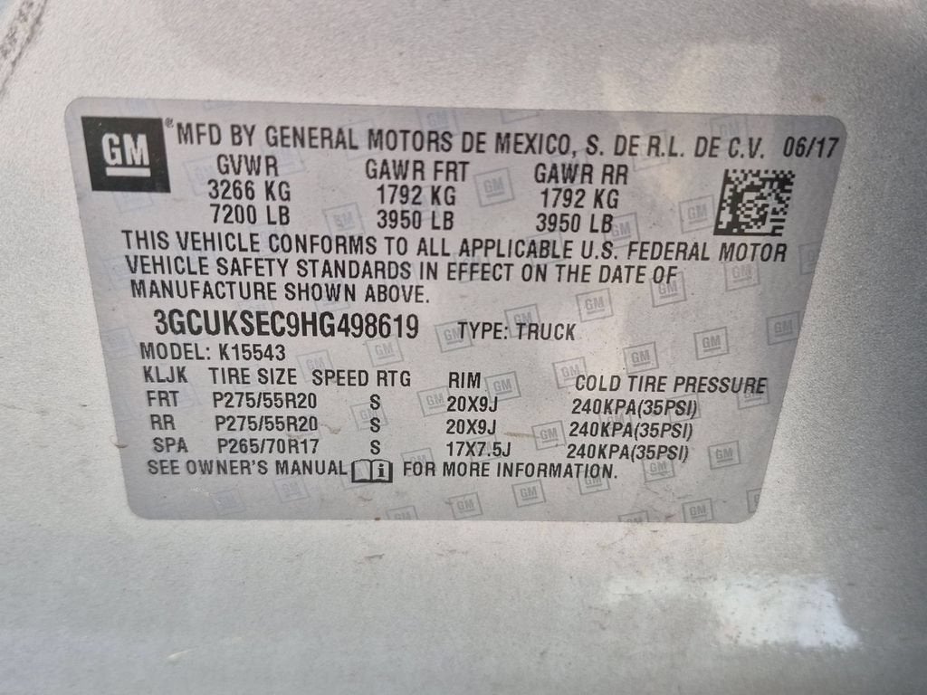 2017 Chevrolet Silverado 1500 LTZ