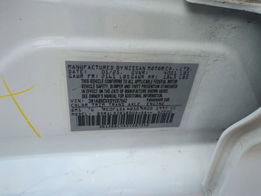 2025 Nissan Sentra SV